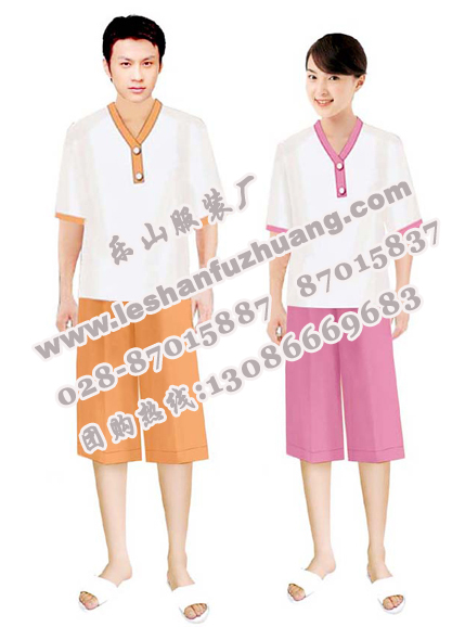 乐山桑拿服定做